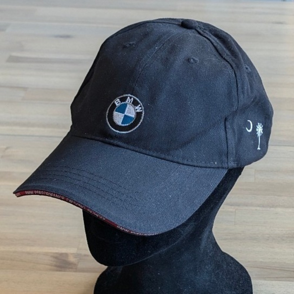 BMW‎ Performance Driving School Black Baseball Cap Embroidered Logo Mens